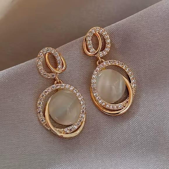 South Sea pearl drop earrings