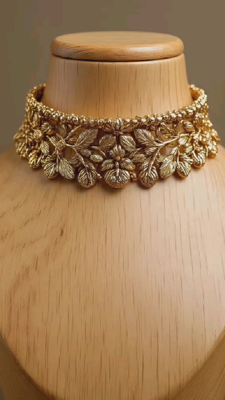 Vintage gold locket chain