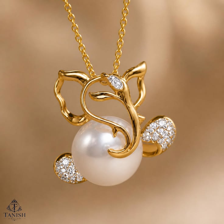 Ganesha gold pendant