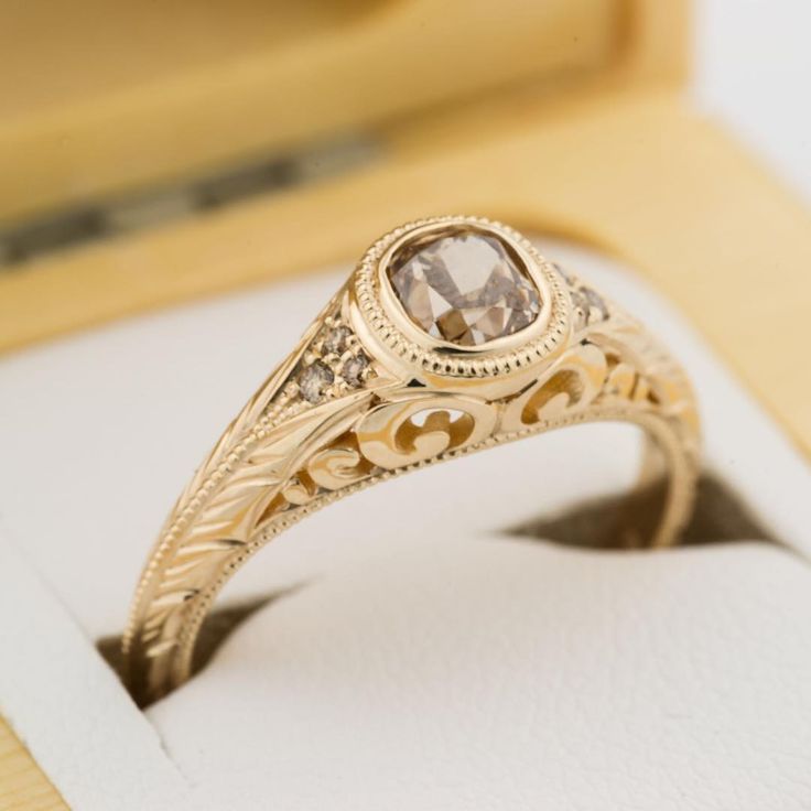 Edwardian filigree ring